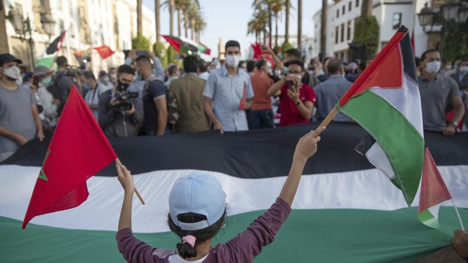wide protests in morocco against Israel agreement 