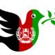 Afgan flag on a bird