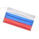Russian flag printed on the