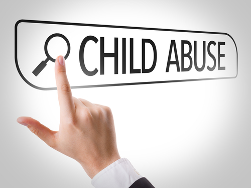 child Abuse written in search console