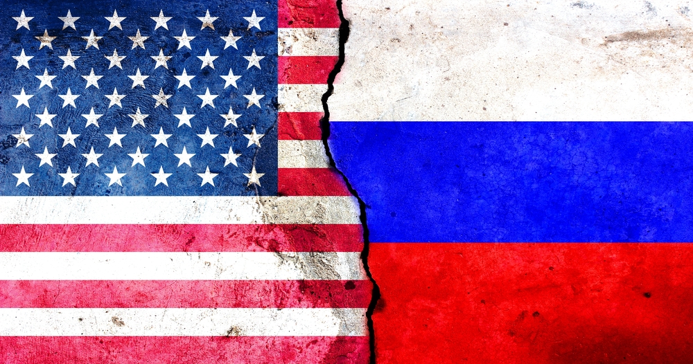 flag of Russia and USA