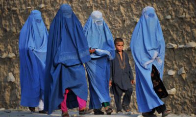 Afghan women in Burqa.