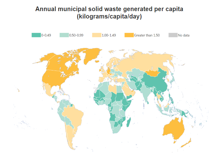 Annual Municipal Waste generated per capita