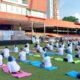 Yoga event in Maldives disrupted.